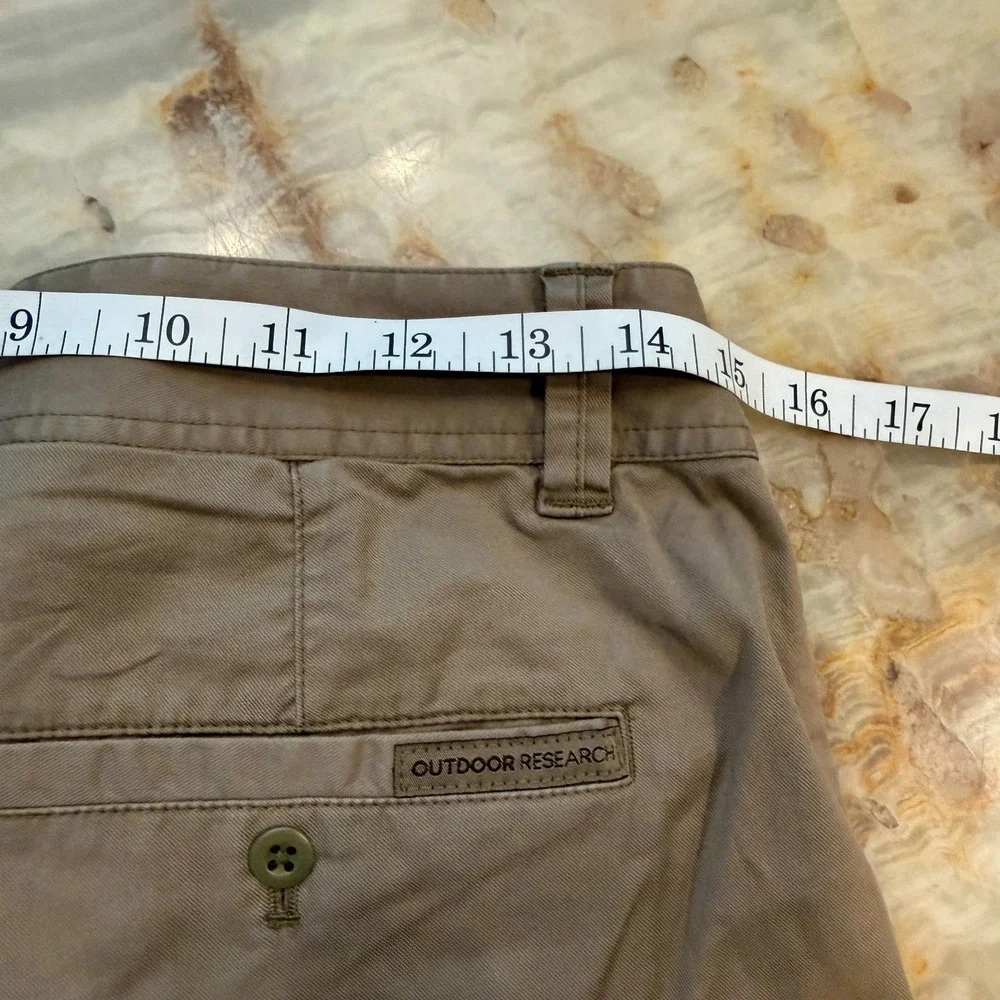 Outdoor Research‎ Mens Chino Pants Brown Flat Front Straight Leg Streetwear 30